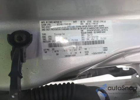 2014 Ford Focus Se из США, поврежденный, VIN 1FADP3F25EL387812